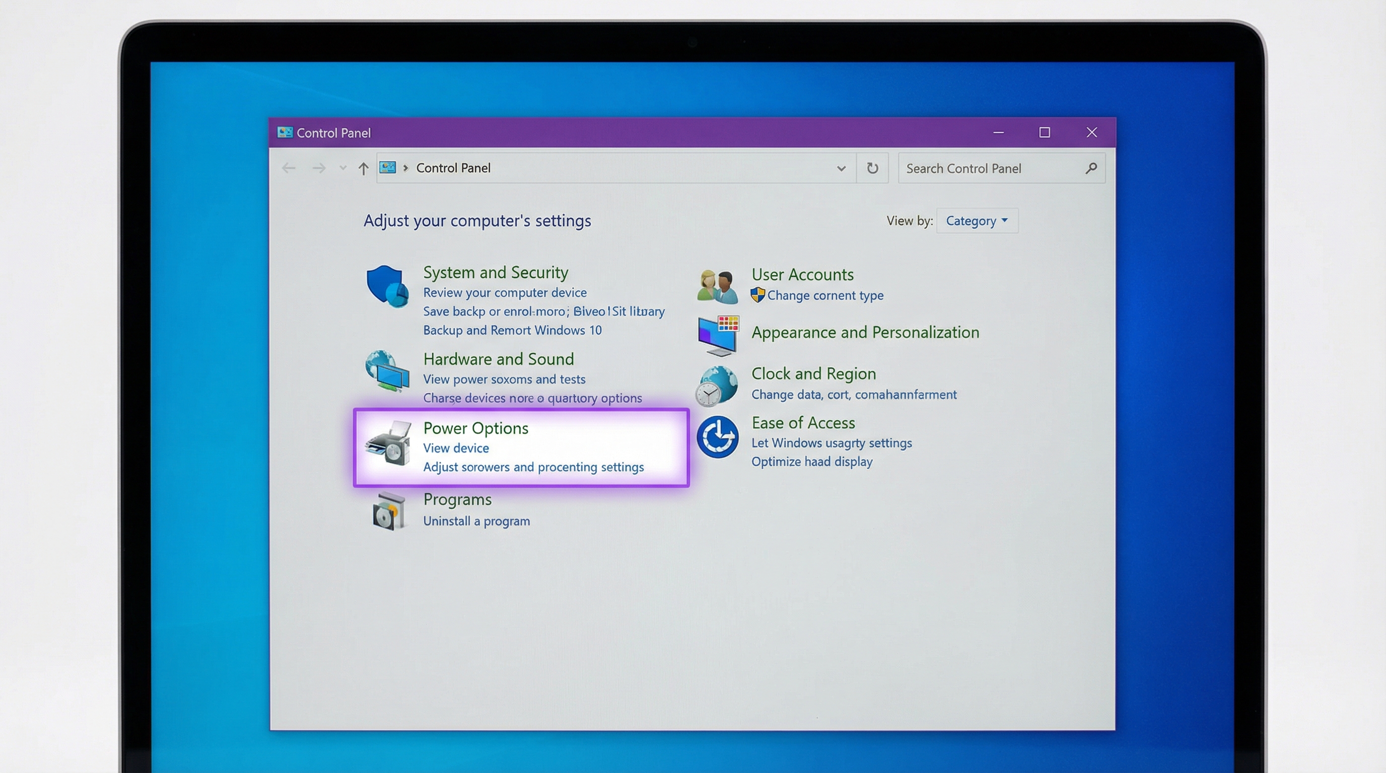 Denetim Masası Üzerinden Güç Seçeneklerini Ayarlama