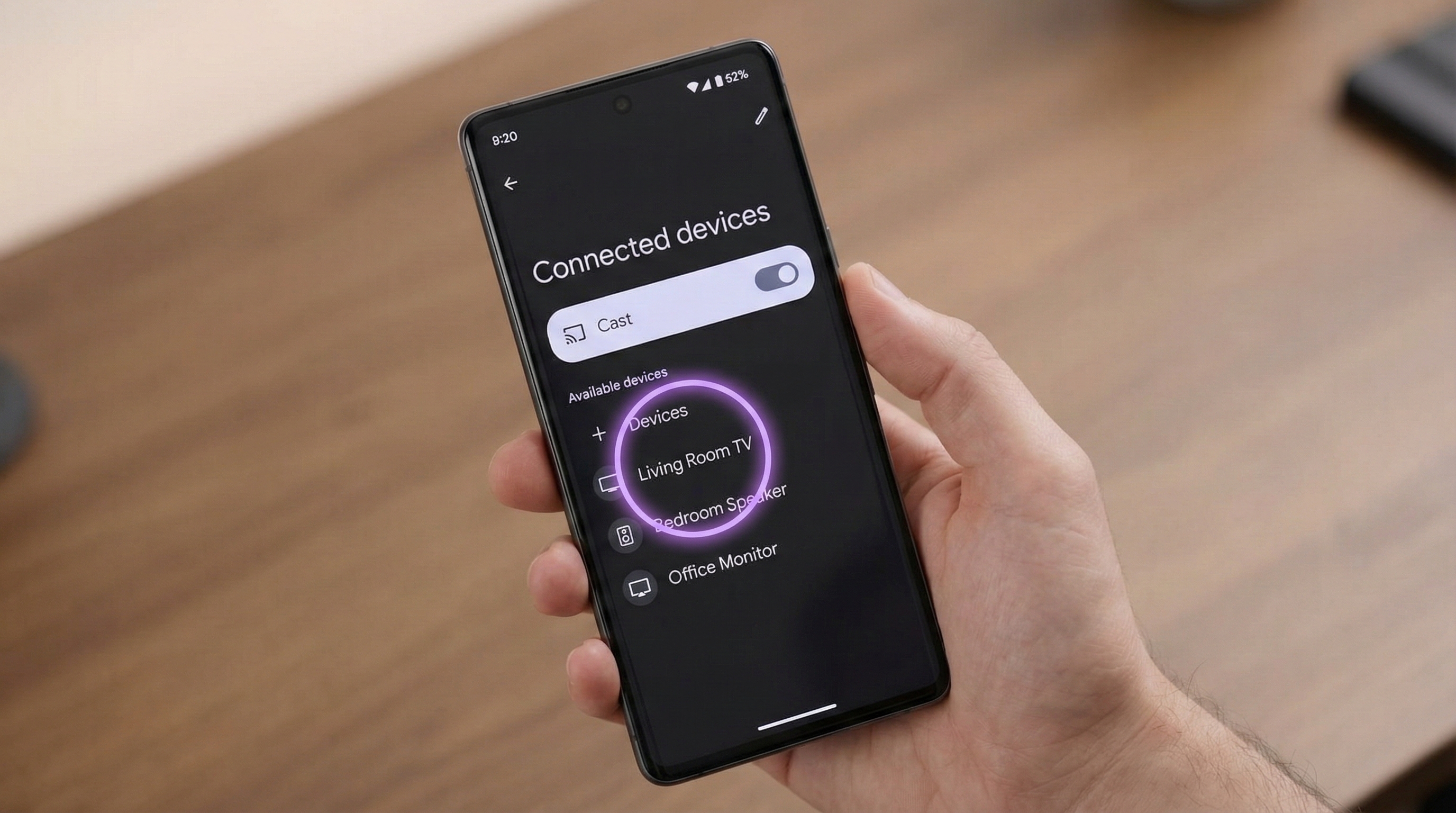Android Telefonu Kablosuz Yansıtma (Miracast)